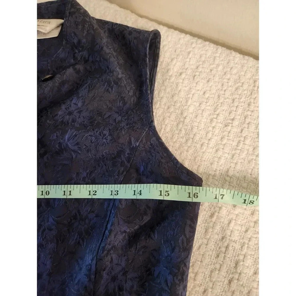 Stunning MaxMara Vintage Floral Button Up Sleeveless Midi Shirt Dress Sz 2 - Picture 8 of 10